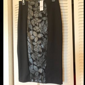 New York & Company 7th ave black fitted skirt